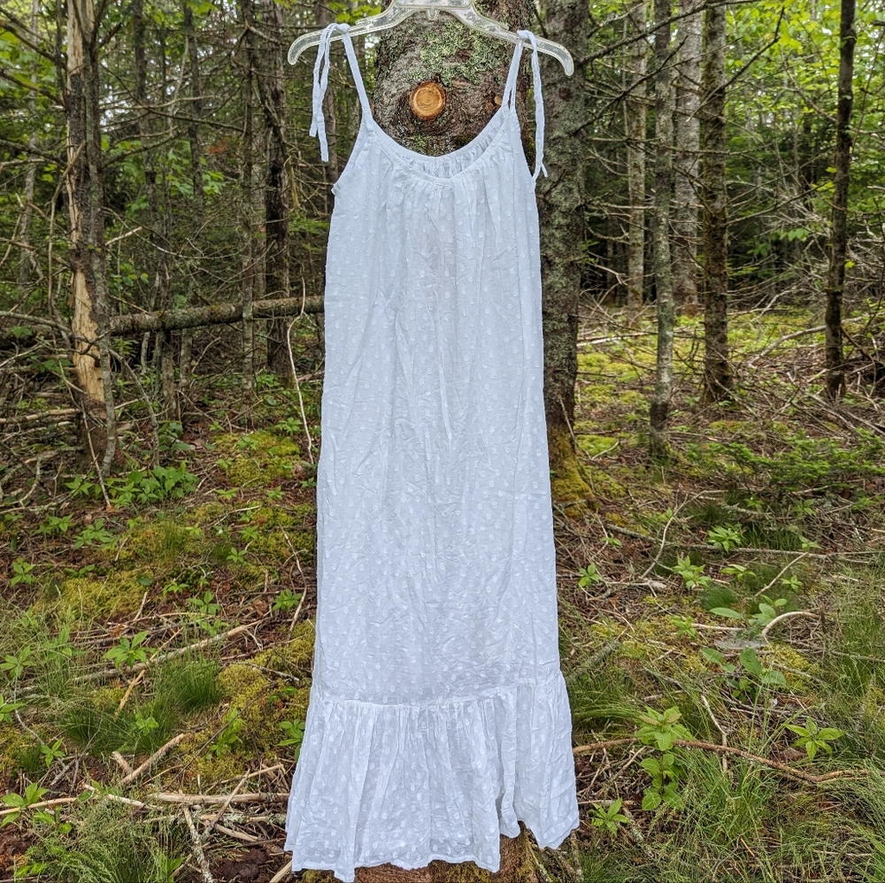 EMERSON FRY India Collection Women's Tie Strap Cotton Dress, size XS/S